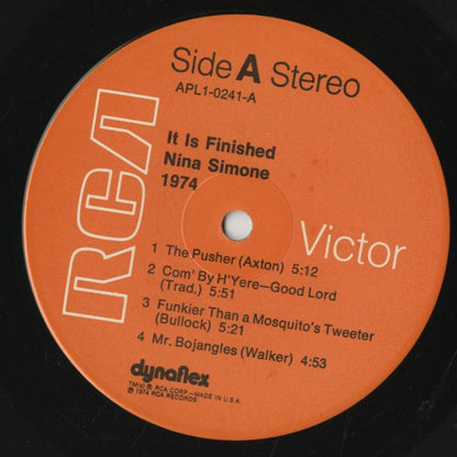 Nina Simone / ニーナ・シモン / It Is Finished (APL1-0241)