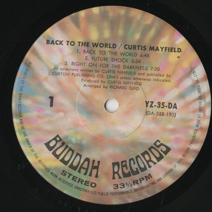 Curtis Mayfield / カーティス・メイフィールド / Back To The World (YZ-35-DA)