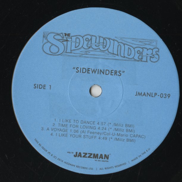 The Sidewinders / サイドワインダーズ / Flatfoot Hustlin' (JMANLP039)