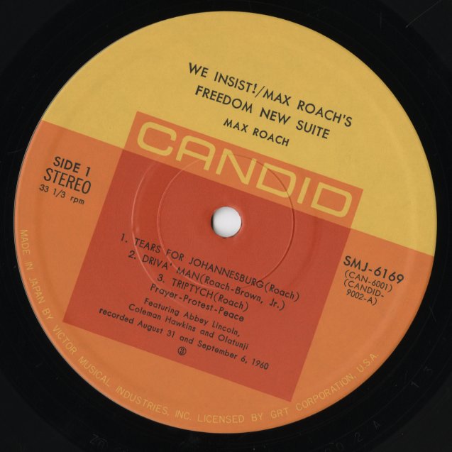 Max Roach / マックス・ローチ / We Insist!  (SMJ-6169)