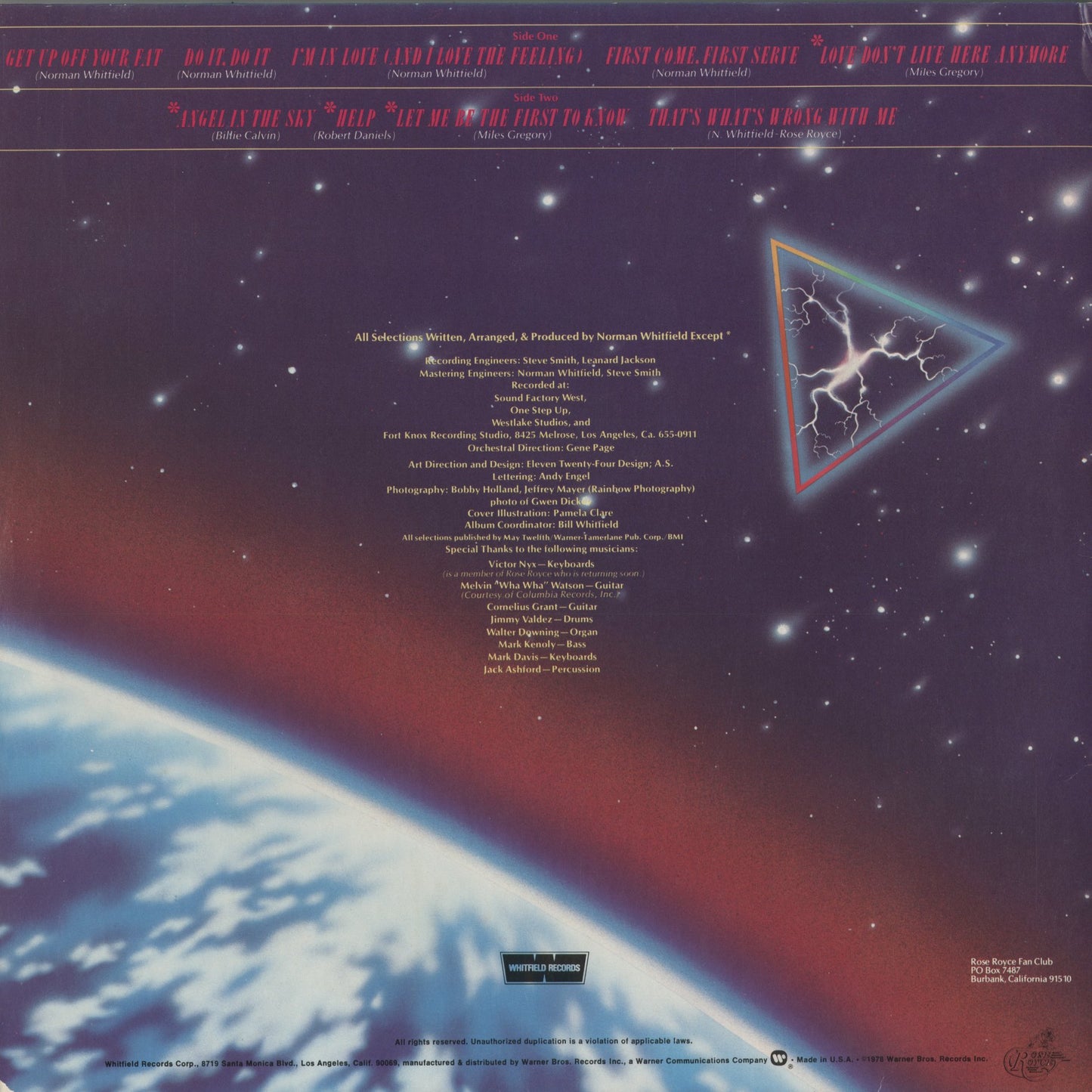Rose Royce - Strikes Again (WHK 3227) 1978 US Whitfield Records｜中古LP