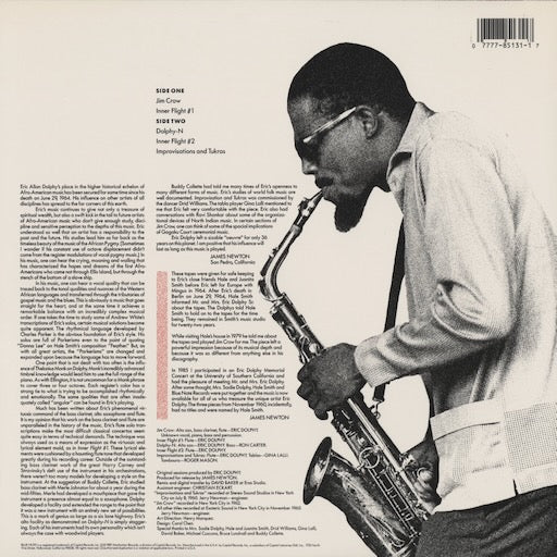 Eric Dolphy - Other Aspects (BT-85131) 1987 US Blue Note｜中古LP