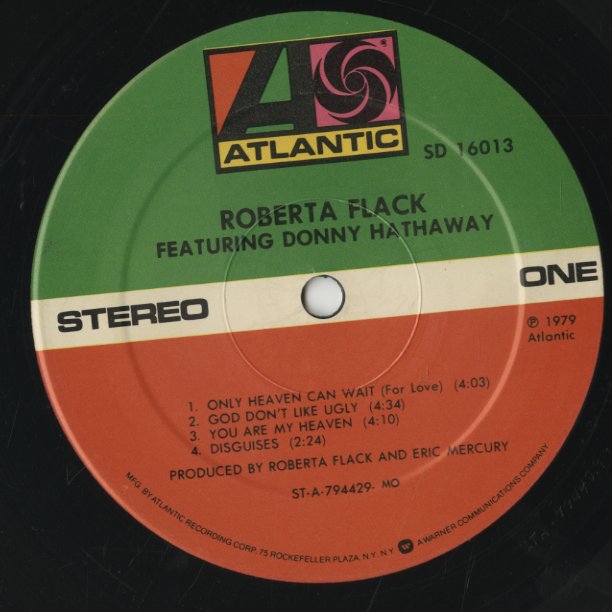 Roberta Flack / ロバータ・フラック / Featuring Donny Hathaway (SD 16013)