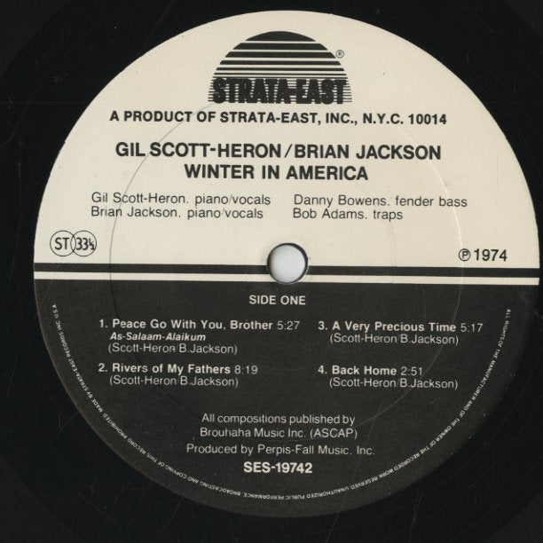 Gil Scott Heron / ギル・スコット・ヘロン＆ブライアン・ジャクソン / Winter In America (SES-19742)