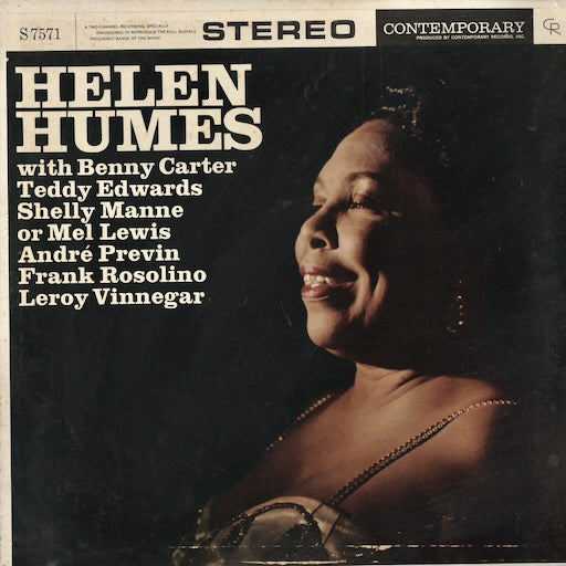 Helen Humes - Helen Humes 1959 (S7571) LP early 1970's US Contemporary Records｜中古LP