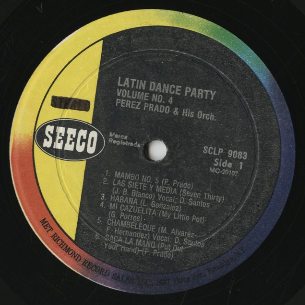 Perez Prado / ペレス・プラード / Latin Dance Party (SCLP-9083)