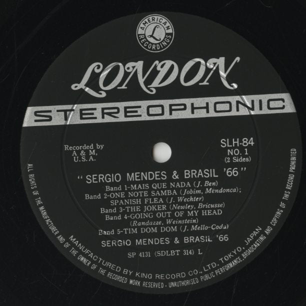 Sergio Mendes / セルジオ・メンデス＆ブラジル66 / Herb Alpert Presents (SLH84)