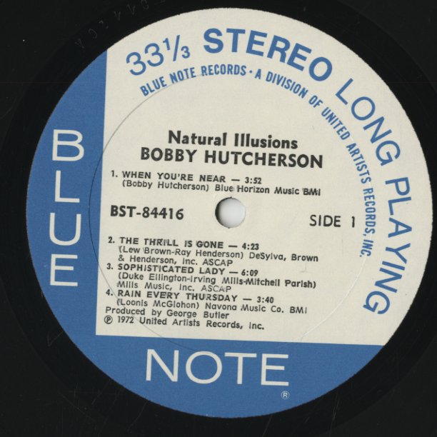 Bobby Hutcherson / ボビー・ハッチャーソン / Natural Illusion (BST84416)