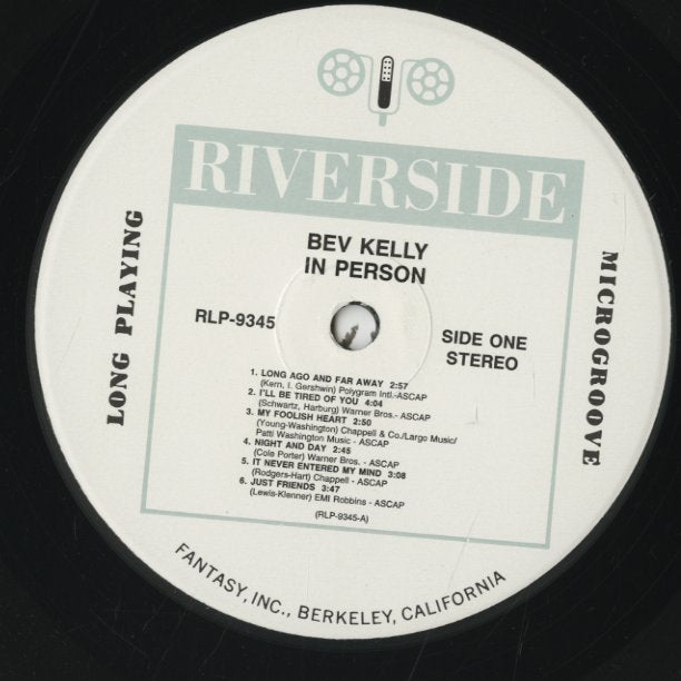 Bev Kelly / ビヴ・ケリー / Bev Kelly In Person (RLP9345)