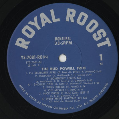 Bud Powell / バド・パウエル / The Bud Powell Trio (YS-7081-RO)