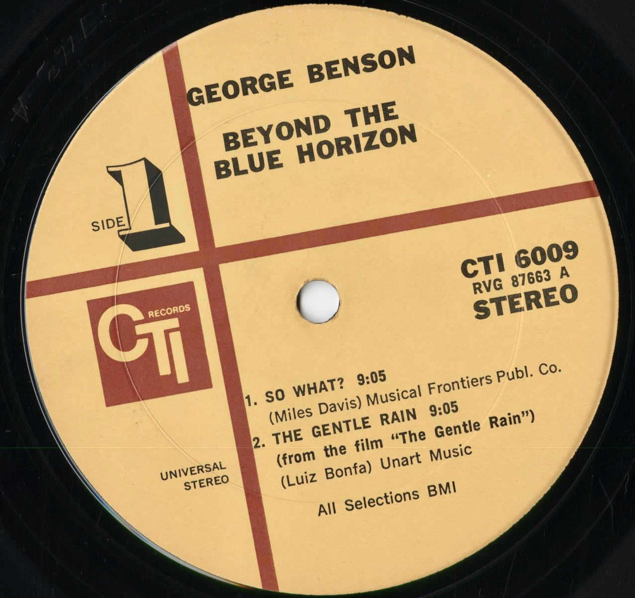 George Benson – Beyond The Blue Horizon CTI 6009 中古レコード LP