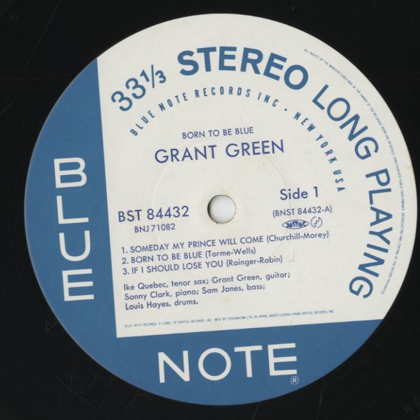 Grant Green / グラント・グリーン / Born To Be Blue (BNJ71082 