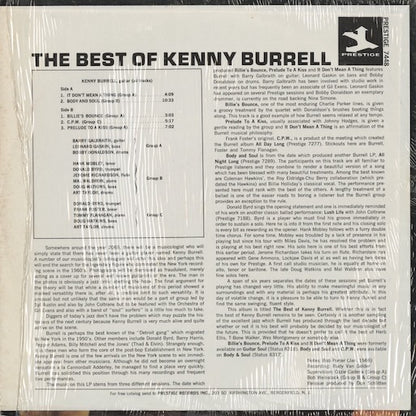Kenny Burrell - The Best Of Kenny Burrell (PR 7448) LP 1972 US Prestige｜中古LP