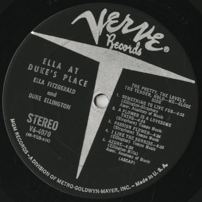 Ella Fitzgerald / Duke Ellington / エラ・フィッツジェラルド　デューク・エリントン / Ella At Duke’s Place (V6-4070)