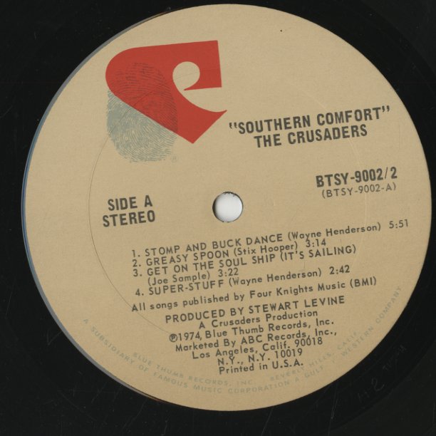 The Crusaders / クルセイダーズ / Southern Comfort (BTSY-9002-2)