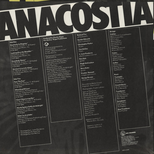 Anacostia - Anacostia (MCA-2269) 1977 US MCA｜中古LP