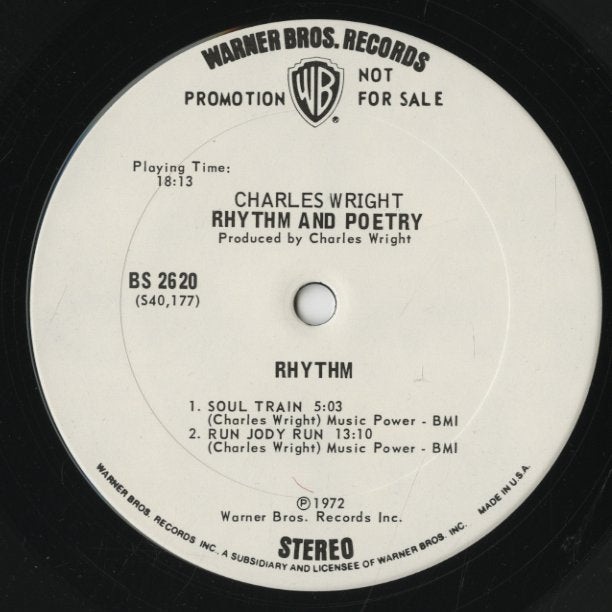 Charles Wright / チャールズ・ライト / Rhythm And Poetry (BS2620)