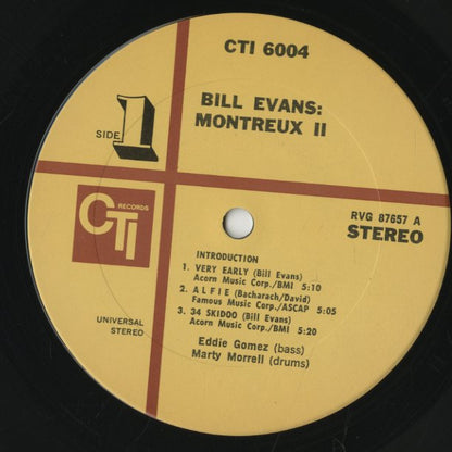 Bill Evans / ビル・エヴァンス / Montreux II (CTI6004)