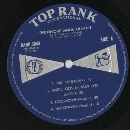 Thelonious Monk / セロニアス・モンク (1956) (RANK-5043)