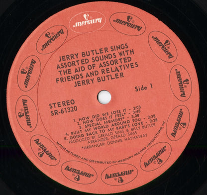 Jerry Butler - Sings Assorted Sounds (SR 61320) 1971 US Mercury｜中古LP
