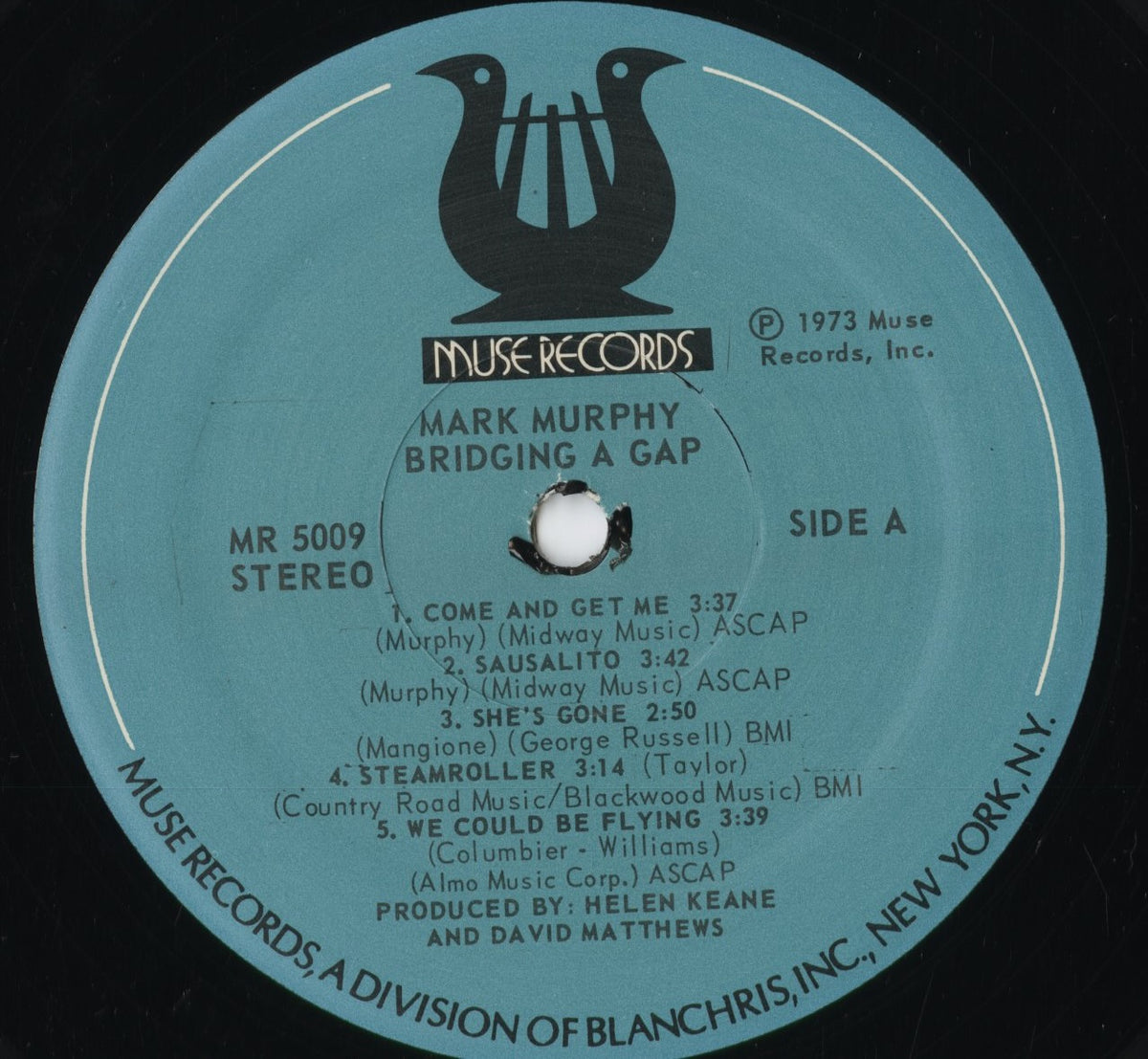 Mark Murphy - Bridging A Gap (MR 5009) 1973 US Muse｜中古LP