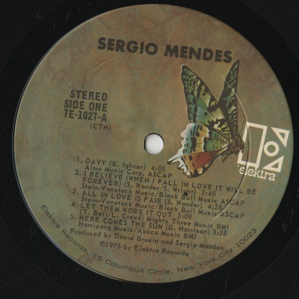 Sergio Mendes / セルジオ・メンデス / Sergio Mendes (1975) (7E-1027)