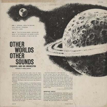 Esquivel / エスキヴェル / Other Worlds Other Sounds (LSM-1753) US RCA LIVING STEREO