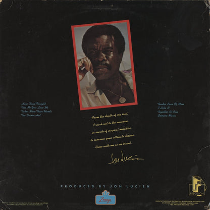 Jon Lucien / ジョン・ルシエン / Romantico (PZ 1842-1)