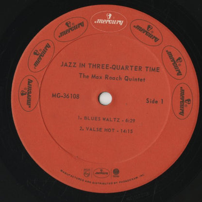 Max Roach / マックス・ローチ / Jazz In 3/4 Time (MG36108)