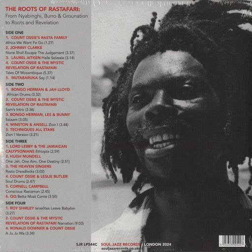 V.A. - Rastafari (The Dreads Enter Babylon 1955-83) (SJRLP544C) 2024 UK Soul Jazz Records｜新品LP back