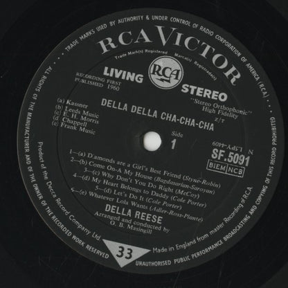 Della Reese / デラ・リース / Della Della Cha Cha Cha (SF-5091)
