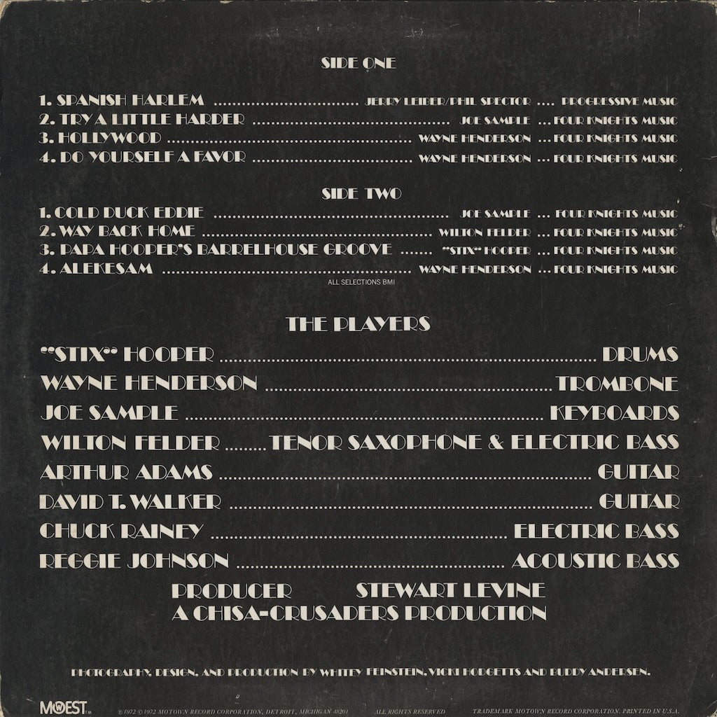 The Crusaders / クルセイダーズ / Hollywood (MW 118L)