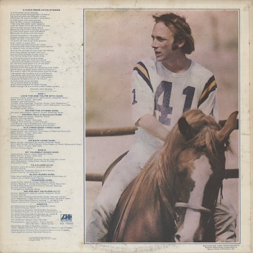 Stephen Stills - Stephen Stills (SD 7202) 1970 US Atlantic｜中古LP
