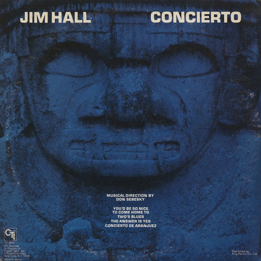 Jim Hall - Concierto (GP 3030) LP 1975 JPN CTI｜中古LP