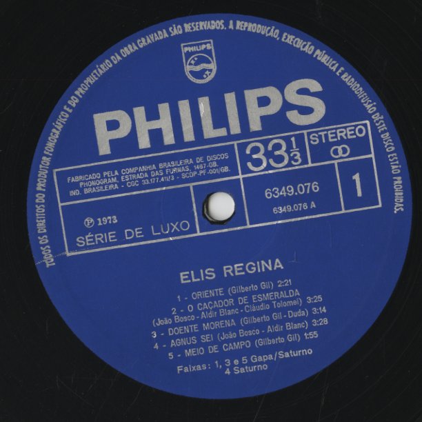 Elis Regina / エリス・レジーナ / Elis (1973) (6349.076) – VOXMUSIC