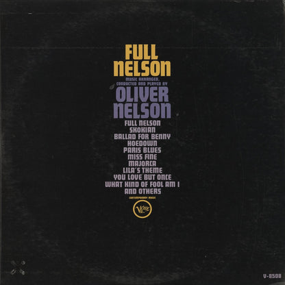 Oliver Nelson / オリヴァー・ネルソン / Full Nelson (V-8508) MONO