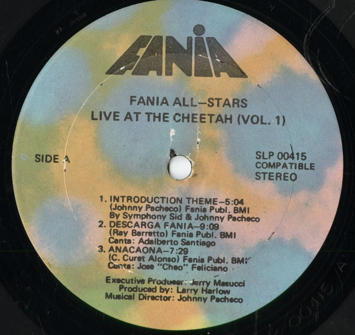 Fania All Stars - Live At The Cheetah Vol.1. (SLP 00415) 1972 US Fania｜中古LP
