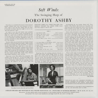 Dorothy Ashby - Soft Winds: The Swinging Harp Of Dorothy Ashby (VIJJ-30050) 1995 JPN Jazzland｜中古LP