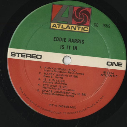 Eddie Harris / エディ・ハリス / Is It In (SD 1659)