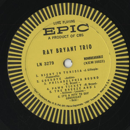 Ray Bryrant / レイ・ブライアント / Ray Bryant Trio (LN 3279)