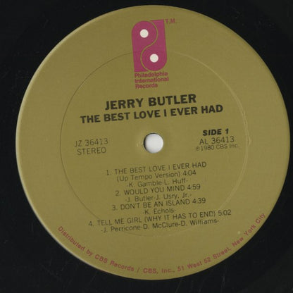 Jerry Butler / ジェリー・バトラー / The Best Love (JZ36413)