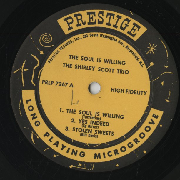 Shirley Scott / シャーリー・スコット / The Soul Is Willing (PR