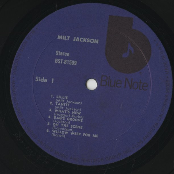 Milt Jackson / ミルト・ジャクソン / With John Lewis, Percy Heath, Kenny Clarke, Lou Donaldson And The Thelonious Monk Quintet (BST81509)