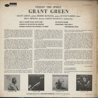 Grant Green / グラント・グリーン / Feelin' The Spirit (BST84132) 1970 US Blue Note