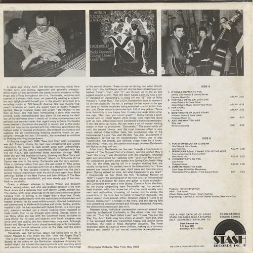 Dardanelle - Songs For New Lovers (ST-202) 1978 US Stash｜中古LP