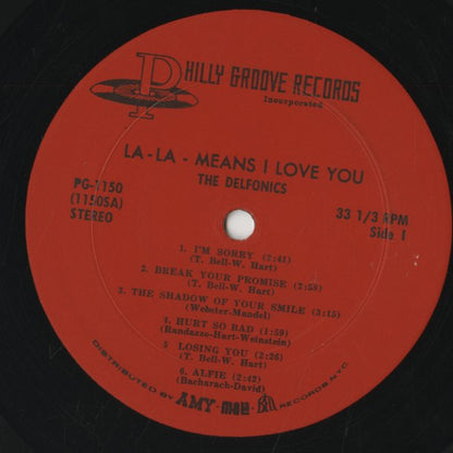 The Delfonics / デルフォニックス / La La Means I Love You (LP 1150)