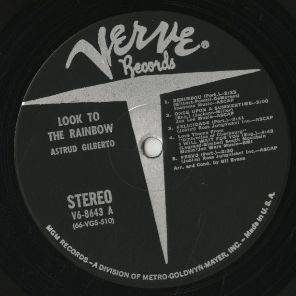 Astrud Gilberto / アストラッド・ジルベルト / Look To The Rainbow (V6-8643)