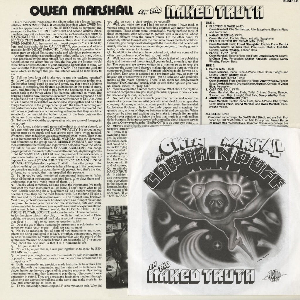 Owen Marshall / オーウェン・マーシャル / The Naked Truth (JMLP048)
