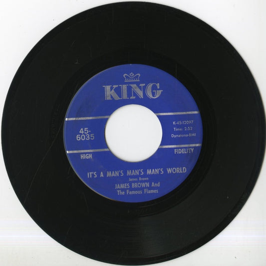 James Brown / ジェイムス・ブラウン / It's a Man's Man's Man's World / Is It Yes Or Is It No? -7 (45-6035)