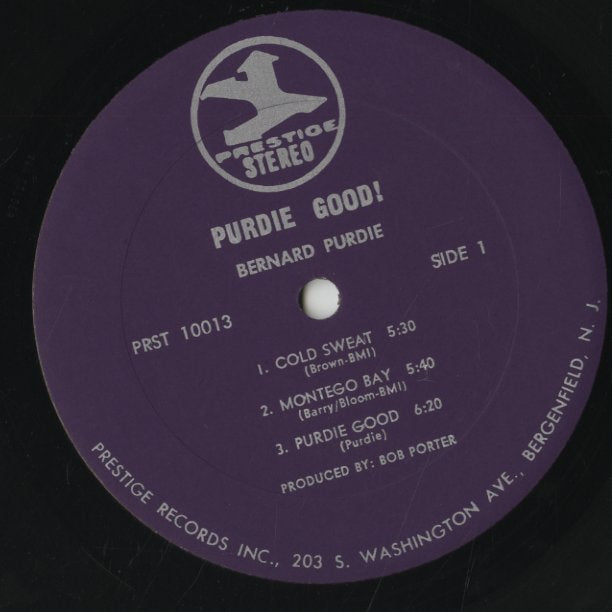 Bernard Purdie / バーナード・パーディ / Purdie Good! (PR10013)